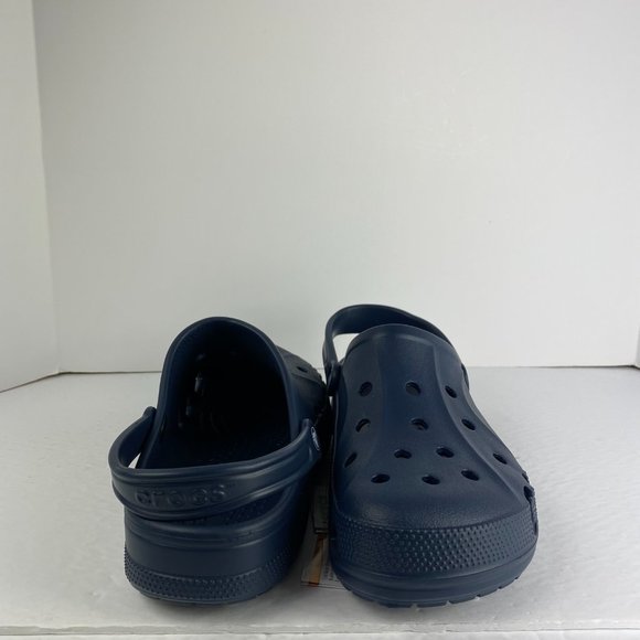Men's Crocs Baya Navy Clogs Slip On Slide Sandals - Picture 10 of 11
